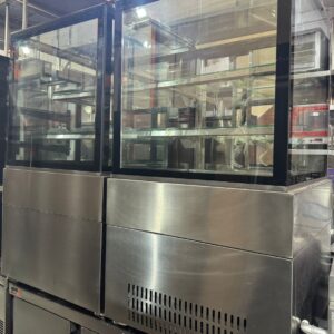 Conjunto de vitrine quente e frio - 220V - 66 x 69 x 1,22