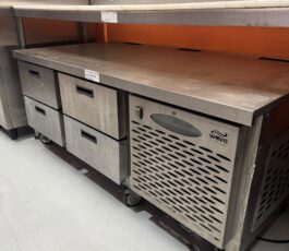 Balcão refrigerado baixo – 4 gavetas – 1,50 x 80 x 65