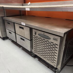 Balcão refrigerado baixo - 4 gavetas - 1,50 x 80 x 65