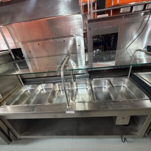 Buffet quente - 6 gns - 220v - 2,10 x 70 x 1,40