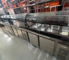 Trio de buffet – Macom  – 220v – 1,40 x 83 x 1,43 – Quente, frio e neutro