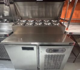 Balcão com condimentadora e aparador – Topema – 1,0 x 70 x 85
