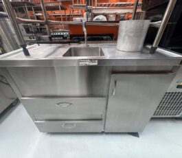 Gaveta com gaveta pia central – 1,04 x 70 x 91